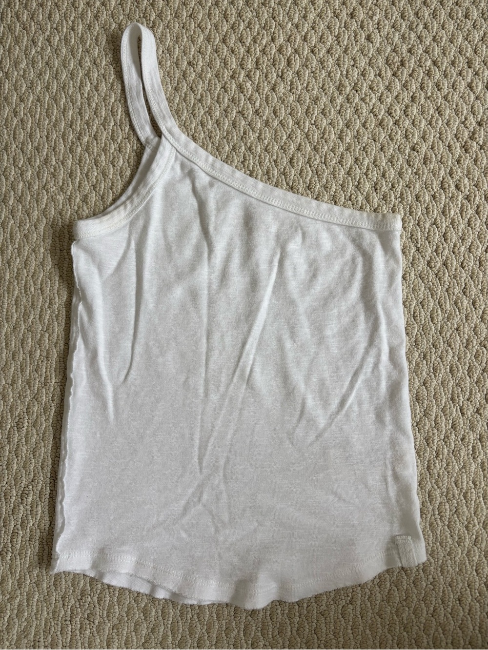 We The Free White One-Shoulder Camisole